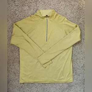 Lululemon Metal Vent Tech 1/2 Zip 2.0 Shirt Gold Men's Size XXL
